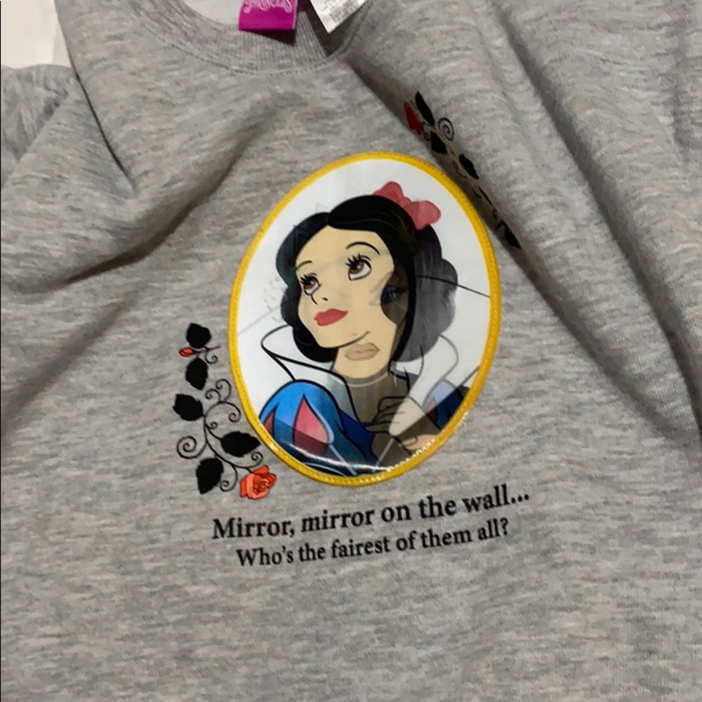 toddler girl snow white/evil queen sweater - small